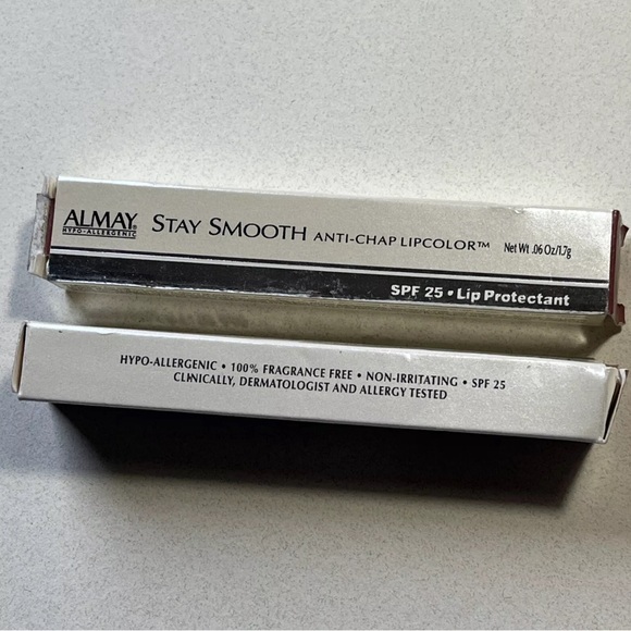 2x ALMAY Stay Smooth Anti-Chap Lipcolor with SPF 25 - Lip Protectant #15 SUGAR - Picture 5 of 7